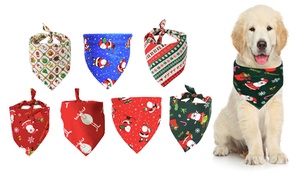 Christmas-Themed Dog Bandana