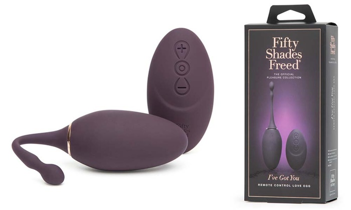 Fifty Shades Freed Ive Got You Remote Love Egg Rechargeable Vibrator Groupon 5597