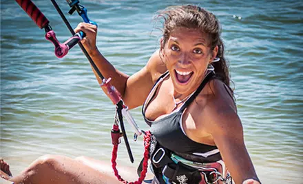 Group Kitesurfing Lesson for Two Hours on Land or Three Hours on Water at Live2kite (Up to 53% Off) - Primary Image