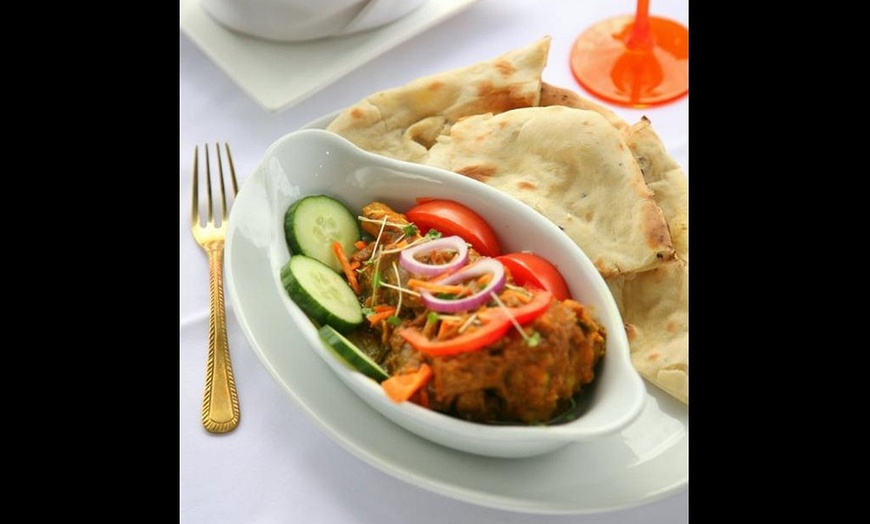 Image 5: 2 or 3-Course Menu with Rice/Naan Bread & a Glass of Wine For Up to 4
