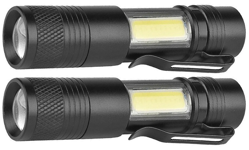 Image 3: Mini Cree Flashlight Torch Cob