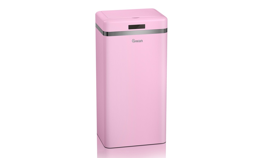 Image 15: Swan Retro-Style 45L Square Sensor Bin With Free Delivery