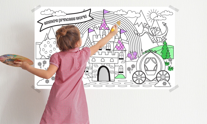 Personalized Coloring Poster - Monogram Online | Groupon