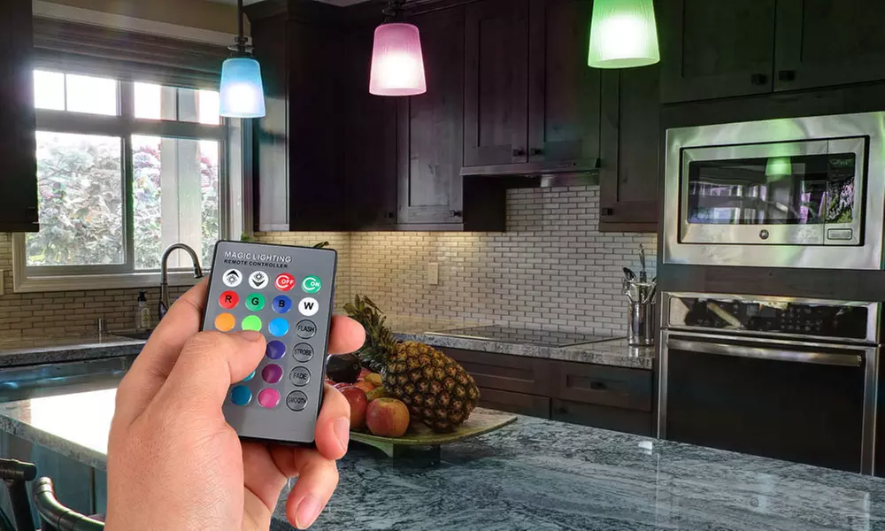 9W E27 Magic Color Changing LED Light Bulb with Remote Control (1-, 2-, 3-, or 4-Pack) - Primary Image