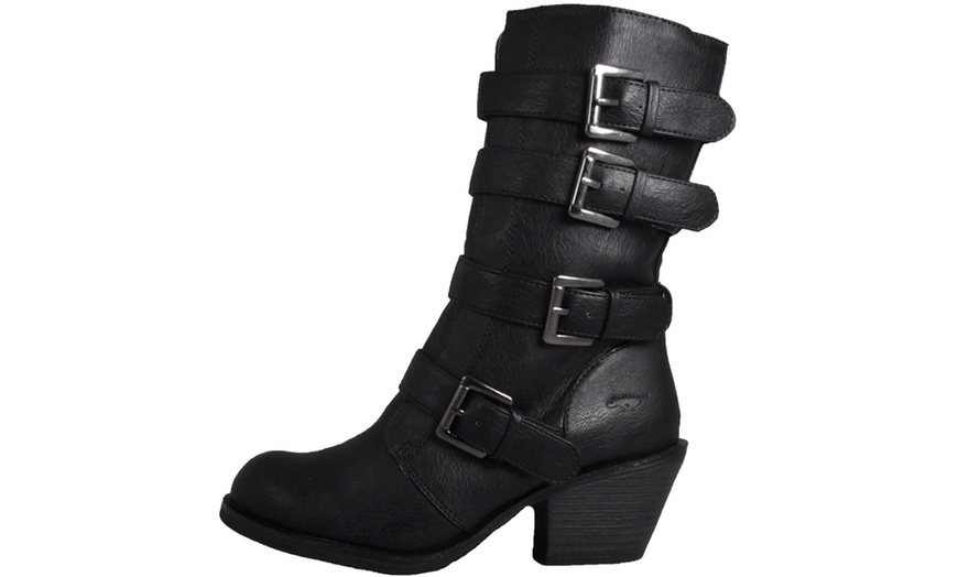 Image 3: Rocket Dog Buckle Style Boots