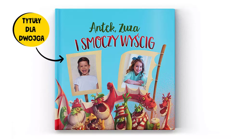 Personalizowana książeczka ze zdjęciem i imieniem dziecka