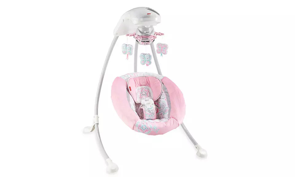 Fisher-Price Pink Petals Cradle 'n Swing - Primary Image