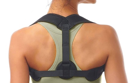 1 o 2 fasce posturali correttive per spalle e schiena in neoprene