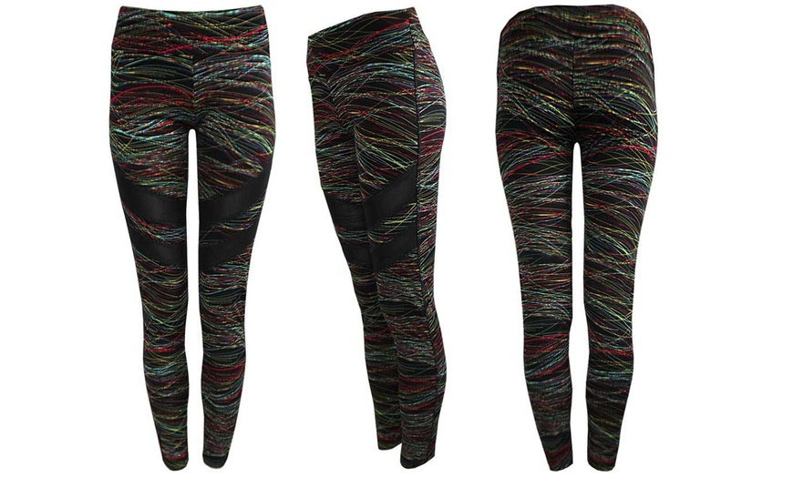 Image 7: High-Waisted Printed Leggings