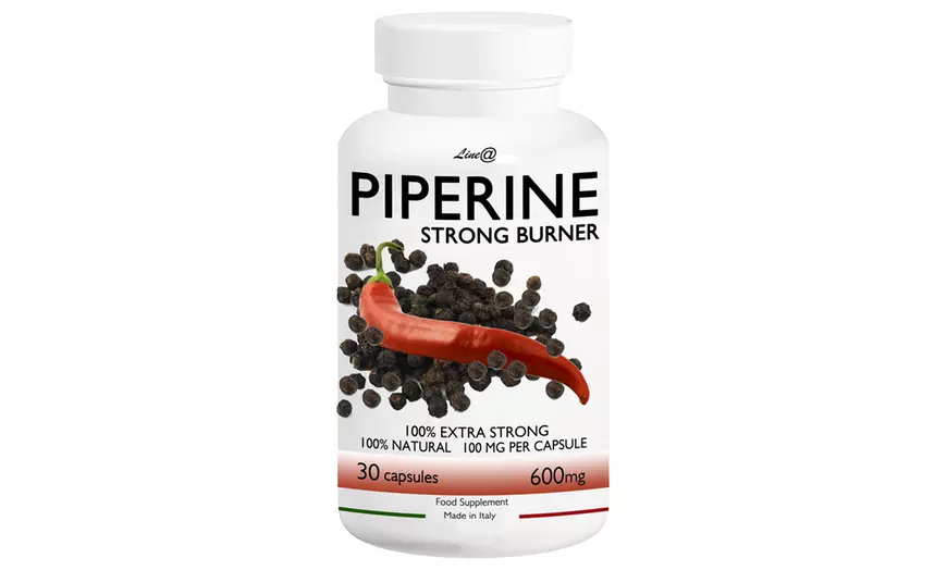 Image 2: 30, 60, 120, 180 of 360 capsules met piperine