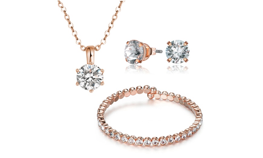 Image 3: 3-Piece Luxurious Jewellery Sets