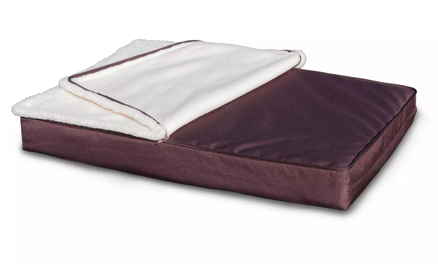 Furhaven 2-in-1 Indoor and Outdoor Pet Bed with Removable Sherpa Top - Image 6