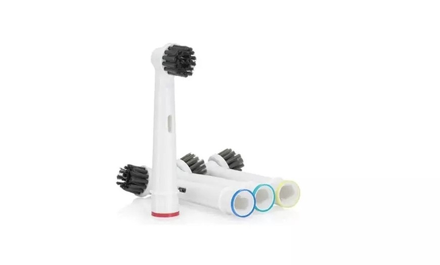 Image 1: Charcoal Toothbrush Heads Compatible with Oral-B