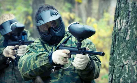 Paintball with Equipment Rental for 2, 5, or 10 at Wyldside Paintball (Up to 77% Off) - Primary Image