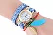 Damen-Wickeluhr in Blau im Modell nach Wahl inkl. Versand - Second Medium
