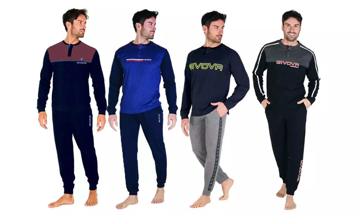 Tuta Homewear Givova da uomo in caldo cotone