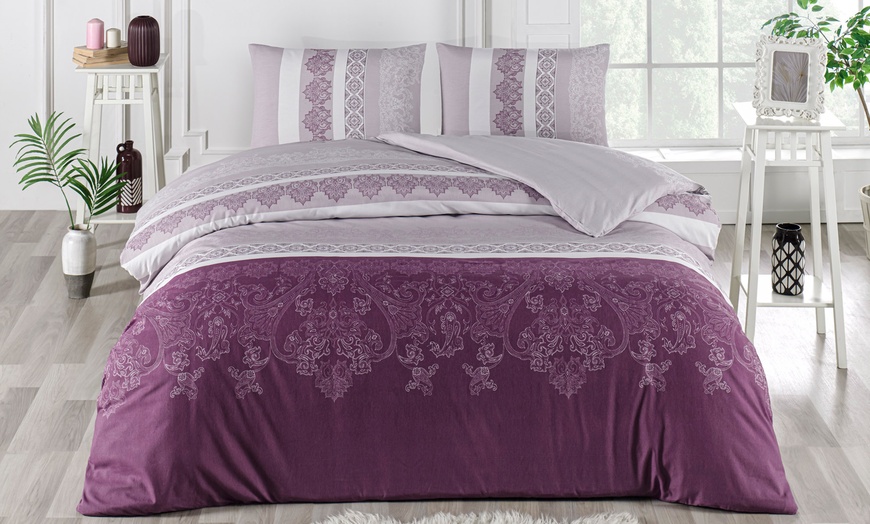 Image 9: Ensemble housse de couette avec 2 taies d'oreiller 