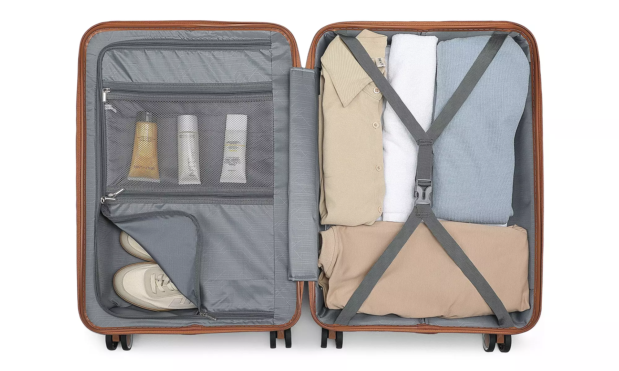 1x oder 3x British Traveller Hartschalenreisekoffer