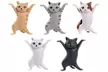 2, 3 ou 5 supports en forme de chat, différents coloris - Image 2