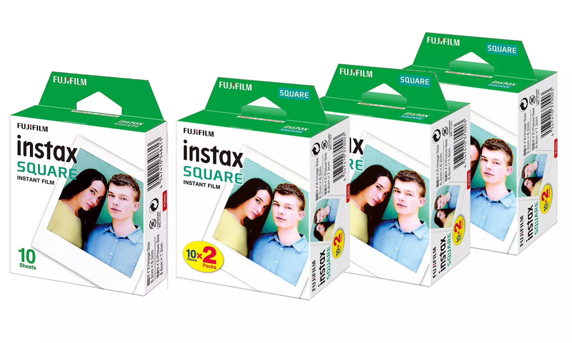 Fujifilm Instax Mini 9 Square Instant Film (20, 40, 50, 60, 80, or 100 Sheets) - Primary Image