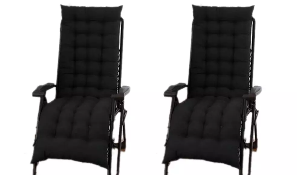 Sun Lounger Cushion Pad for Garden Recliner Chair