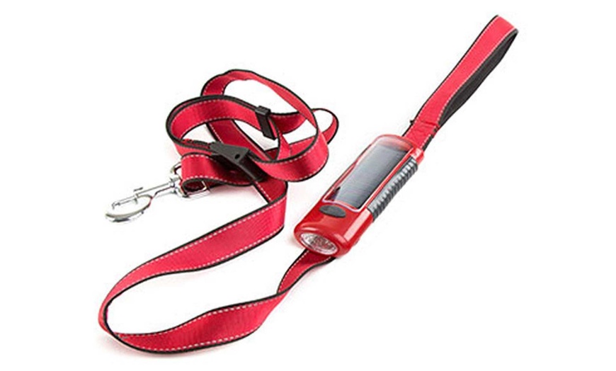 Image 4: Dog Leash with Flashlight