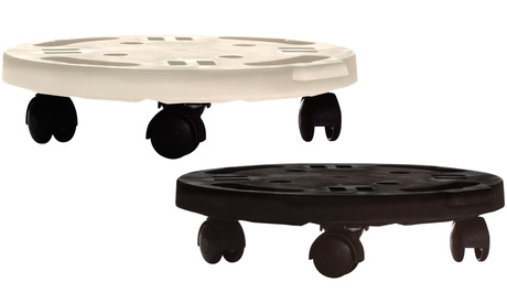 Piattaforma tonda con ruote Art Plast disponibile in 2 colori