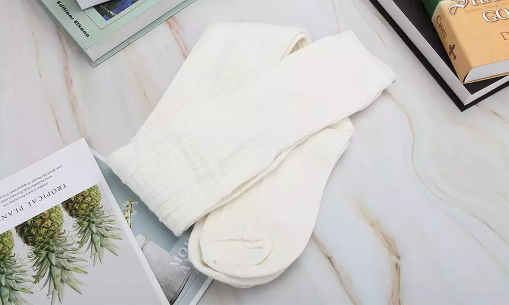 1x oder 2x Lange Strickstrümpfe für Damen