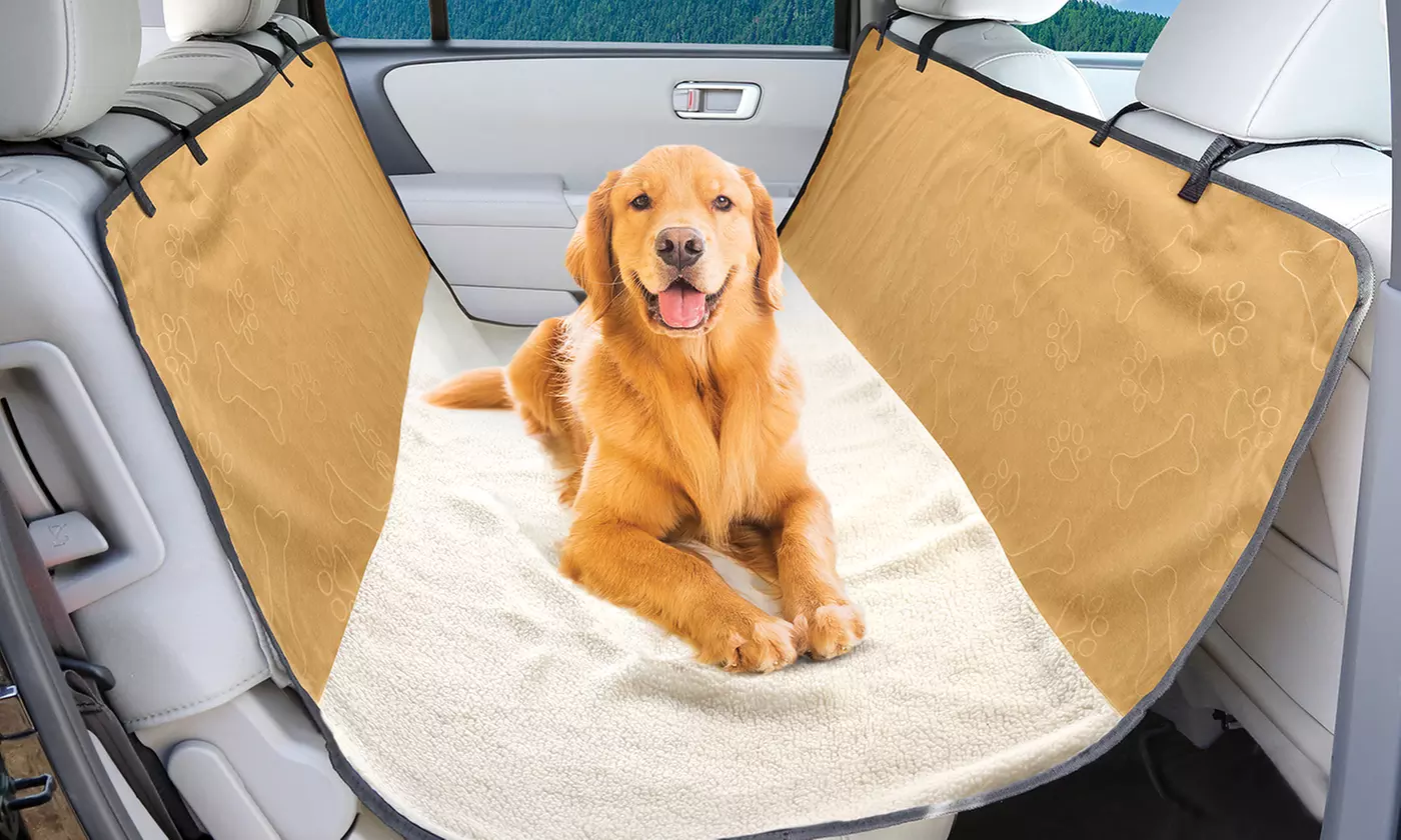 Fleece Pet Car Hammock - Primary Image