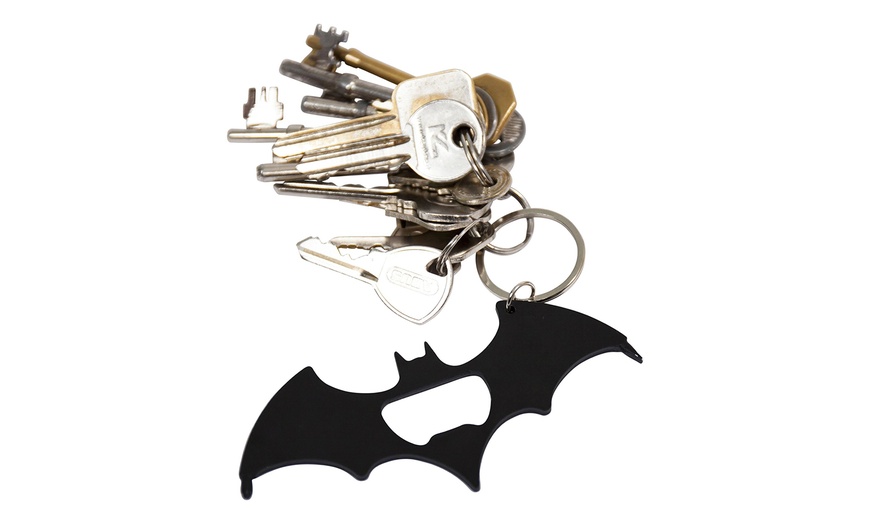 Image 4: Batman Logo Multi-Tool Keyring