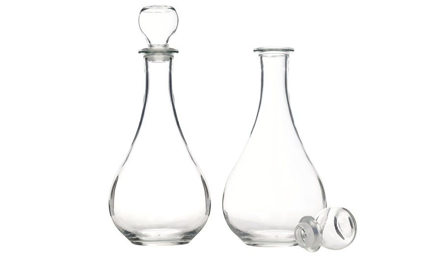 Image 2: Bormioli Rocco Glass Decanter