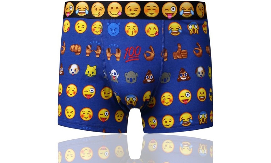 Image 7: Smiley Emoji Boxers Six-Pack