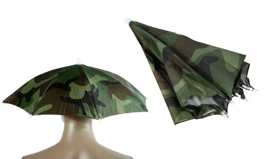 Image 2: Headwear Umbrella