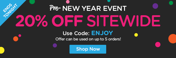 Pre-New Year Event: Save 20% OFF!