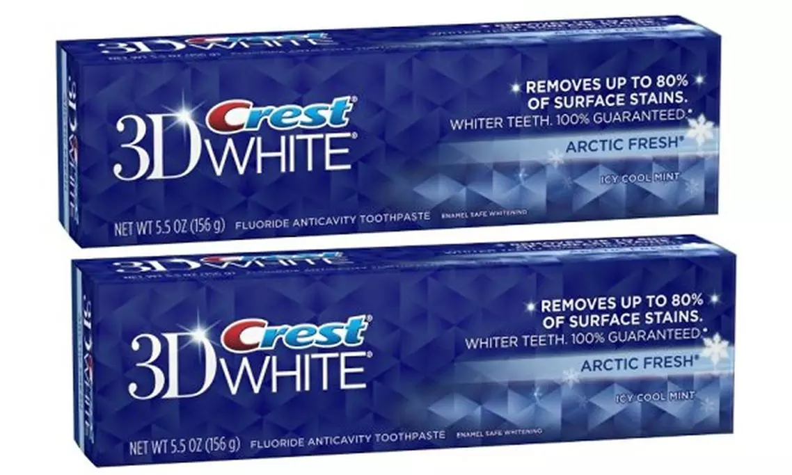 Crest 3D White Toothpaste (2-Pack; 5.5oz. Tubes) - Primary Image