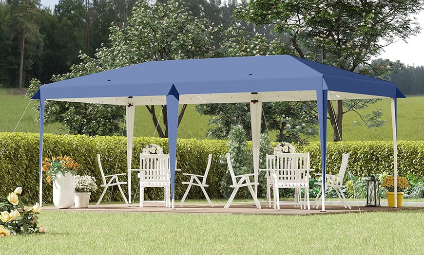 Image 20: Outsunny Portable Pop-Up Gazebo