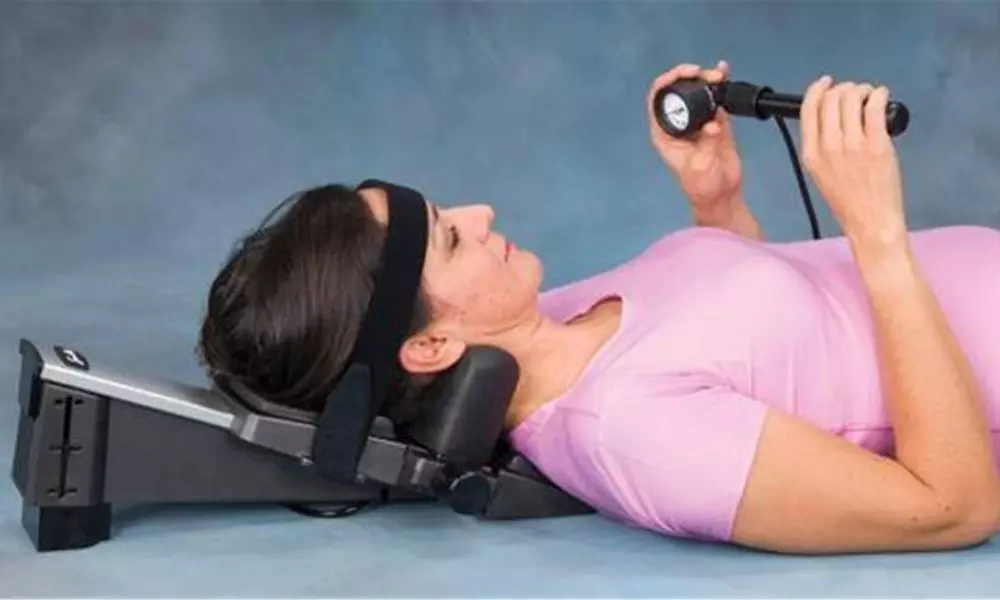 Saunders Cervical Traction Device with Chiropractic Headrest - Primary Image