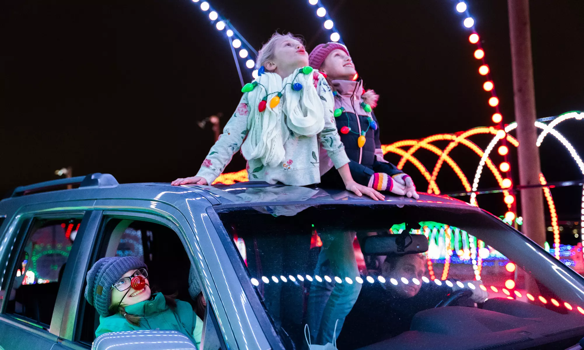 Drive-Through Christmas Light Show – Red Rocks, CO
