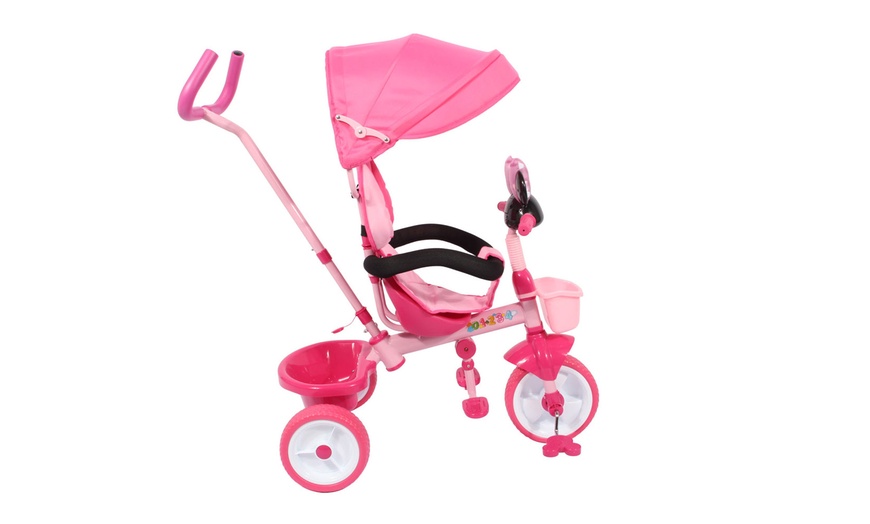 Image 4: Poussette tricycle réglable pour enfants de 18 mois à 3 ans