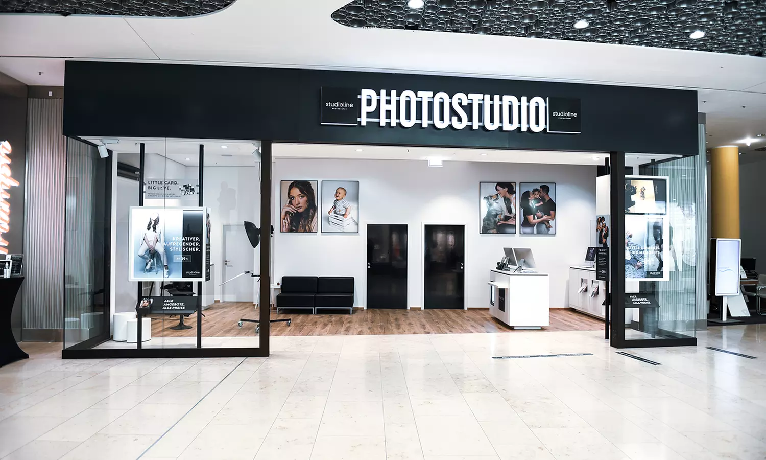 60 Min. studioline PHOTOGRAPHY Fotoshooting Erlebnis + Goldcard