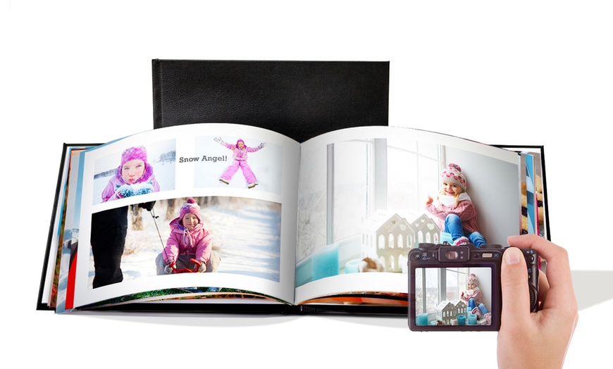 Image 3: Livre photo cuir A4 ou A5 Printerpix