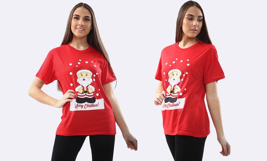 Image 6: Christmas-Themed T-Shirt