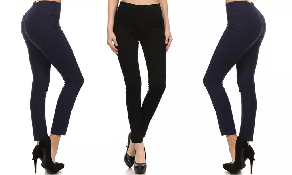 Women's Body Shaper Jeans with Side Zipper (3-Pack) (Size L/XL) - Primary Image