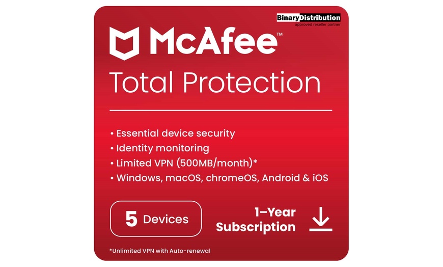 Image 4: McAfee Total Protection 2024 voor 1 of 2 jaar