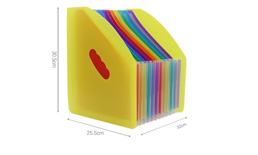 Image 6: Standing Retractable Document Organiser