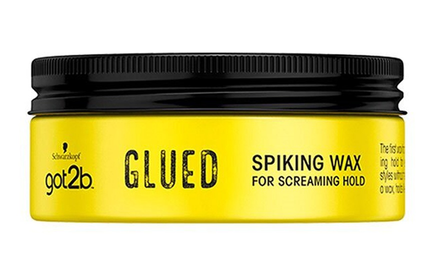 Image 1: One Two or Three Schwarzkopf got2b Glued Spiking Wax 75ml