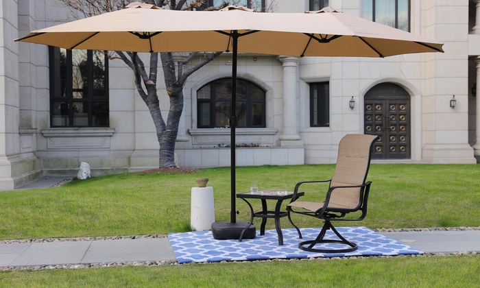 Twin 15 X 9 Rectangular Market Umbrella Groupon