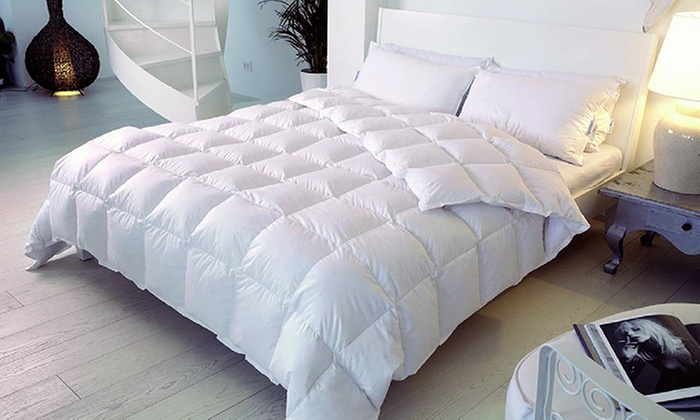 Piumone invernale bianco di nuova ecopiuma 380 g/m²