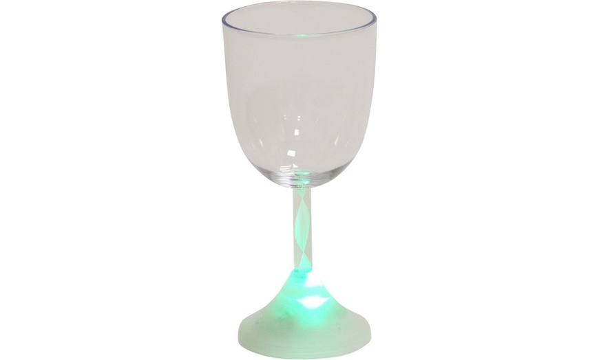 Image 4: Colour Changing LED Wine Glasses