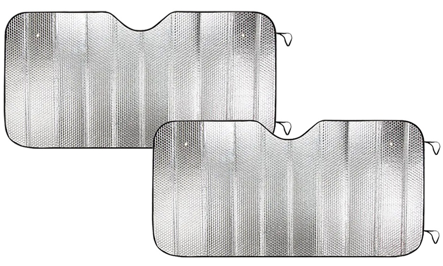 Image 3: Universal-Autosonnenschutz, faltbar & einfach zu verwenden